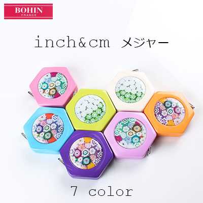 22290 꽃무늬 센티미터&인치 줄자 (BOHIN)