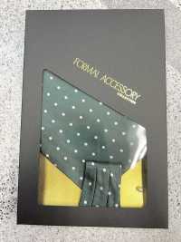 AS-601 국산 실크 애스콧타이 타이 도트 무늬 그린[정장 액세서리] 야마모토 (EXCY) 서브 사진