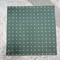 CF-601 국산 실크 100% 수석 도트 무늬 그린[정장 액세서리] 야마모토 (EXCY) 서브 사진