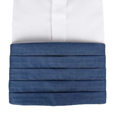 CM-D01 피마 코튼 데님 커머밴드 블루