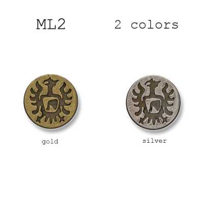 ML-2 Made in Italy 수트·재킷용 메탈 버튼
