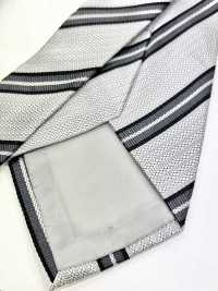 NE-27 일본제 공식 넥타이 실버 와이드 스트라이프[정장 액세서리] 야마모토 (EXCY) 서브 사진